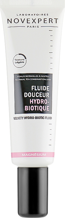 Aksamitny fluid nawilżający do twarzy - Novexpert Magnesium Velvety Hydro-biotic Fluid