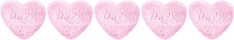 Płatki kosmetyczne do demakijażu, wielokrotnego użytku, 5 szt., różowe - Glov Barbie Collection Ultrasoft Reusable Heart Pads — Zdjęcie N2