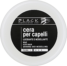 Wosk do włosów - Black Professional Line Cera Per Capelli Wax — Zdjęcie N1