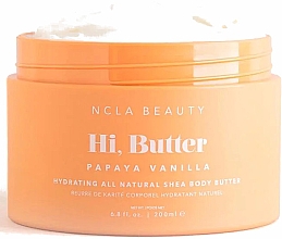 Kup Masło do ciała Papaja i wanilia - NCLA Beauty Hi, Butter Papaya Vanilla Hydrating All Natural Shea Body Butter