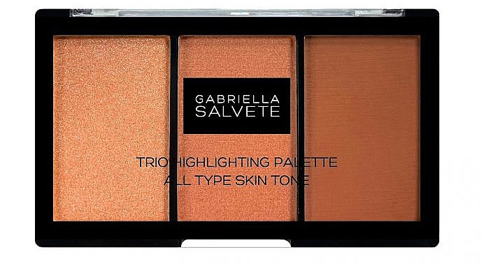 Paletka rozświetlaczy - Gabriella Salvete Trio Highlighting Palette — Zdjęcie N1