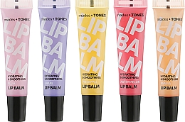 Zestaw balsamów do ust - Mades Cosmetics Tones Lip Balm Quintet (5 x balm 15 ml) — Zdjęcie N2