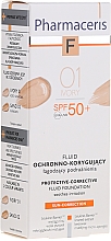 Kup Fluid ochronno-korygujący SPF 50+ - Pharmaceris F Protective-Corrective Fluid Foundation