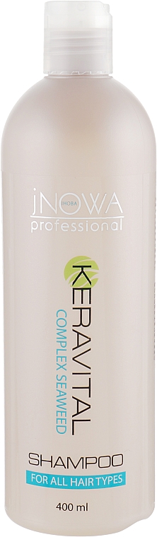Szampon z efektem glow do wszystkich rodzajów włosów - jNOWA Professional KeraVital Shampoo