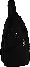 Kup Plecak z jednym paskiem na ramię i złączem USB - CS BP-003 17*33*9cm, czarny