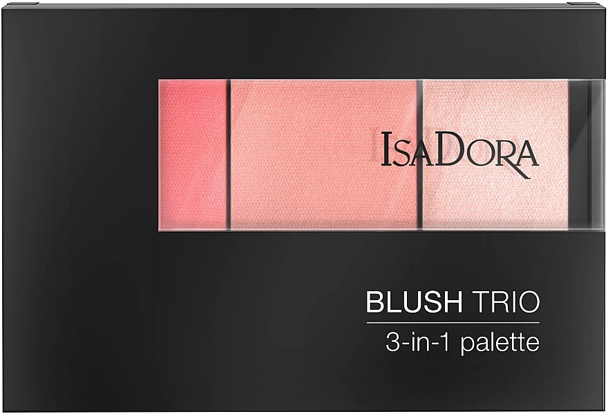 Paleta różów - Isadora Blush Trio 3-in-1 Palette — Zdjęcie N1