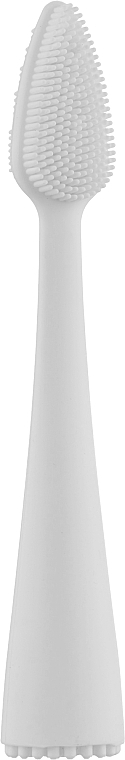 Silikonowa szczoteczka do masażu strefy T, biała - Double Dare I.M. Buddy Mini White — Zdjęcie N1