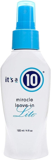 Lekki produkt do włosów bez spłukiwania - It's a 10 Haircare Miracle Leave-In Lite — Zdjęcie N2