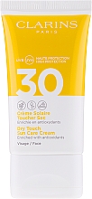 Krem do opalania twarzy z antyoksydantami SPF 30 - Clarins Dry Touch Sun Care Cream Face — Zdjęcie N1
