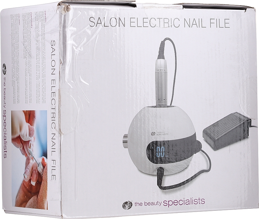 PRZECENA! Frez do manicure i pedicure - Rio-Beauty Salon Pro Electric Nail File * — Zdjęcie N3