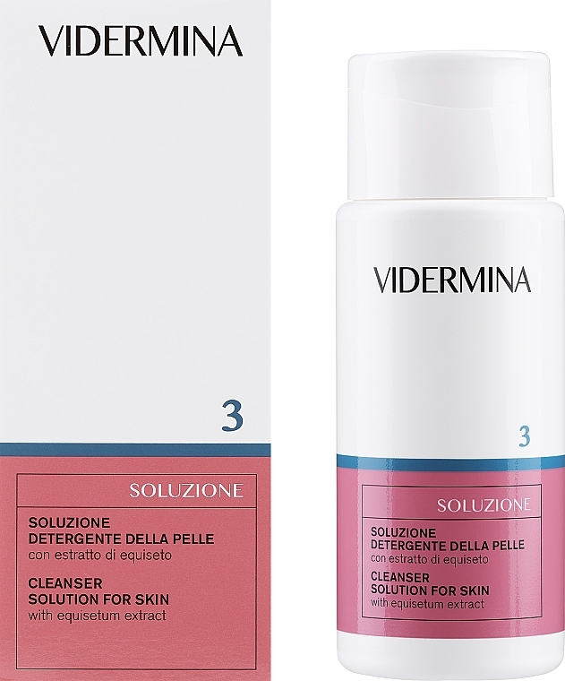 Środek oczyszczający dla noworodków - Vidermina 3 Cleanser Solution For Skin pH 3.5 — Zdjęcie N2