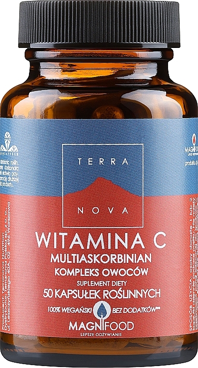 Suplement diety Witamina C - Terranova Vitamin C 250mg Complex — Zdjęcie N1