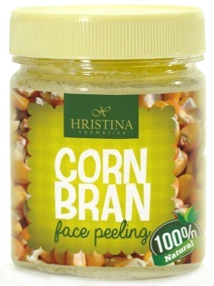 Naturalny peeling do twarzy Zmielone ziarna kukurydzy - Hristina Cosmetics Corn Bran Face Peeling — Zdjęcie N1