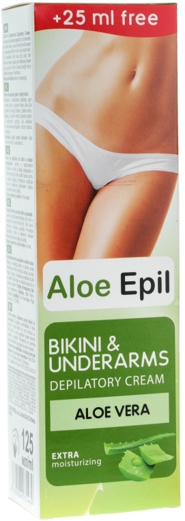 Aloesowy krem do depilacji pach i okolic bikini - Aloe Epil
