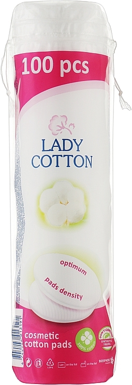 Waciki kosmetyczne, 100 szt. - Lady Cotton — Zdjęcie N1