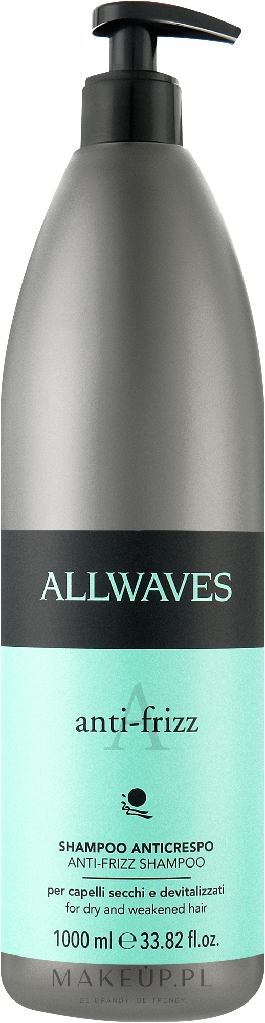 Szampon do plączących się i niesfornych włosów - Allwaves Anti-Frizz Shampoo — Zdjęcie 1000 ml