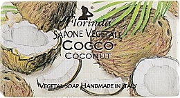 Naturalne mydło kokosowe - Florinda Sapone Vegetale Coconut — Zdjęcie N1