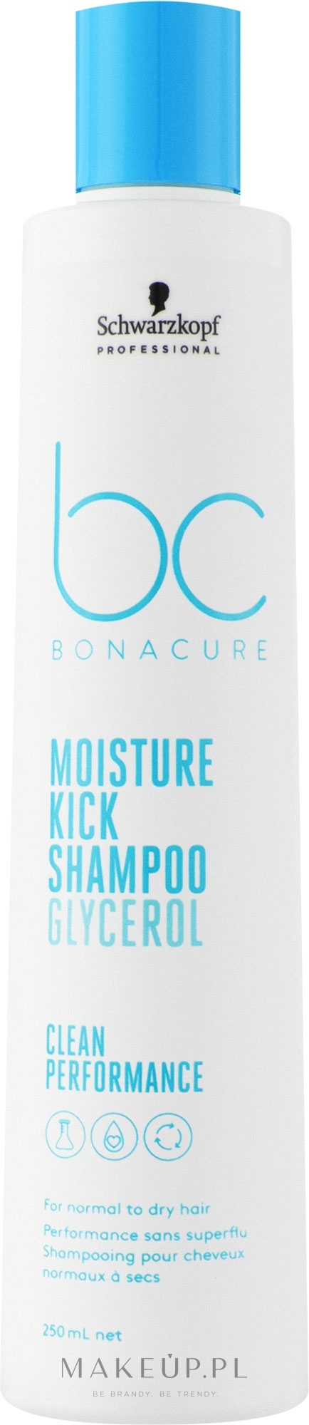 Szampon nawilżający - Schwarzkopf Professional Bonacure Moisture Kick Shampoo Glycerol — Zdjęcie 250 ml