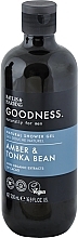 Kup Żel pod prysznic dla mężczyzn - Baylis & Harding Goodness Natural Shower Gel Amber And Tonka Bean