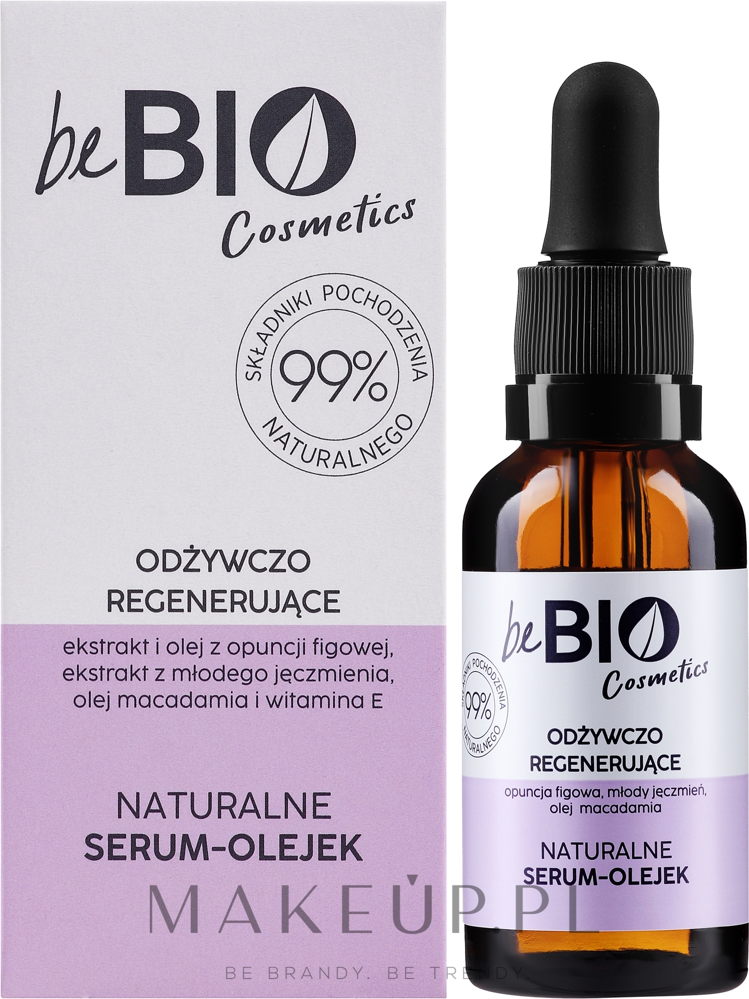 Naturalny odżywczo-regenerujący olejek do twarzy - BeBio  — Zdjęcie 30 ml