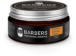 Nawilżający krem do golenia - Barbers Premium Shaving Cream Orange-Amber — Zdjęcie N2