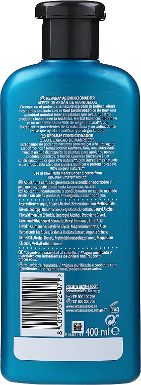 Naprawcza odżywka do włosów zniszczonych - Herbal Essences Argan Oil of Morocco Conditioner — Zdjęcie N2
