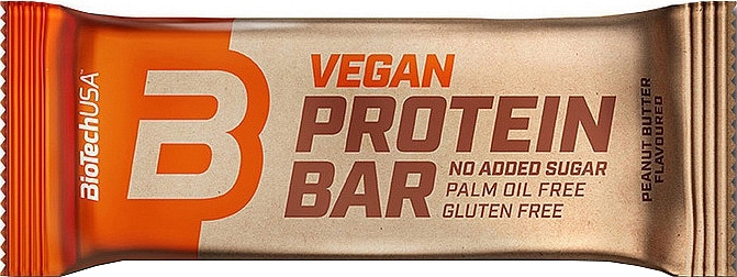 Wegański baton proteinowy Masło Orzechowe - BioTechUSA Vegan Protein Bar Peanut Butter — Zdjęcie N1