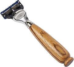 Kup Maszyna do golenia - Acca Kappa Razor Zebra Wood Handle Gilette Fusion Blade