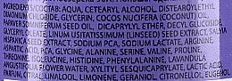 Kremowa bioodżywka do cienkich włosów Hydrolat z lawendy, nasiona chia i olej kokosowy - Venita Bio Natural Lavender Hydrolate Chia Coconut Cream Conditioner  — Zdjęcie N2