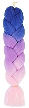 Kup Sztuczne włosy, 120 cm, fioletowe ombré - Ecarla