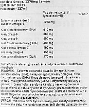 Kompleks kwasów Omega w płynie - Nordic Naturals Complete Omega Lemon  — Zdjęcie N3