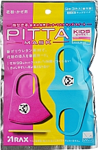 Kup Zestaw masek ochronnych, 3 szt. - ARAX Pitta Mask Kids Sweet (Pink, Yellow, Saxe Blue)