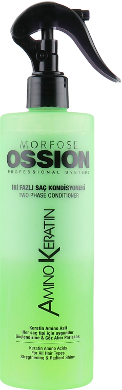 Dwufazowa odżywka do włosów z keratyną - Morfose Ossion Amino Keratin Two Phase Hair Conditioner