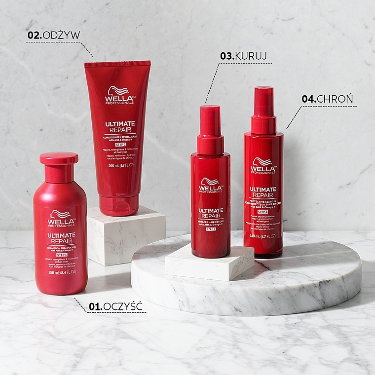Szampon do wszystkich rodzajów włosów - Wella Professionals Ultimate Repair Shampoo With AHA & Omega-9 — Zdjęcie N3