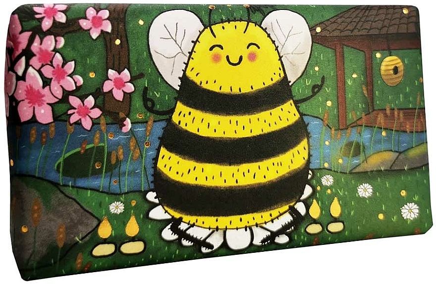 Mydło w kostce Pszczółka - The English Soap Company Wonderful Animals Bee Soap — Zdjęcie N1