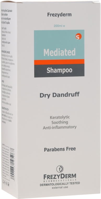 Szampon przeciwłupieżowy do włosów suchych - Frezyderm Mediated Dry Dandruff Shampoo — Zdjęcie N1