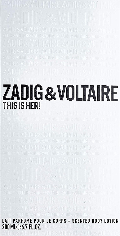 Zadig & Voltaire This Is Her - Perfumowane mleczko do ciała — Zdjęcie N3