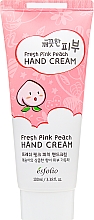 Odświeżający krem do rąk brzoskwiniowy - Esfolio Pure Skin Fresh Pink Peach Hand Cream — Zdjęcie N2