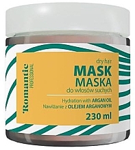 Nawilżająca maska do włosów z arganem - Romantic Professional Argan Hair Mask — Zdjęcie N1