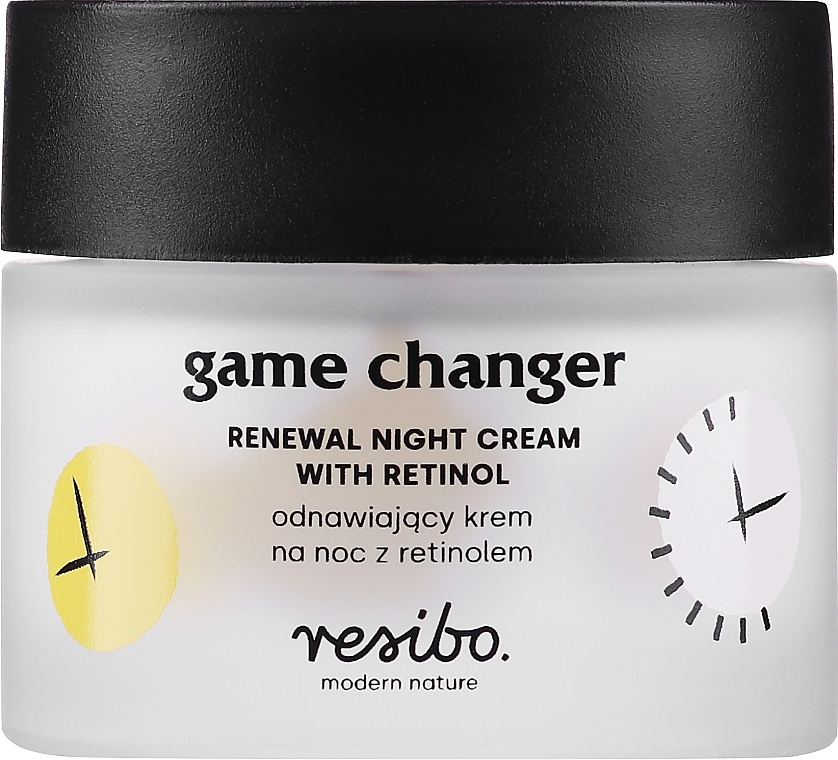 Naturalny krem do twarzy z retinolem - Resibo Came Changer Cream With Retinol — Zdjęcie N1