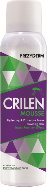 Nawilżająca pianka przeciw owadom - Frezyderm Crilen Mousse Hydrating Protective Foam — Zdjęcie N1