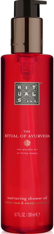 Olejek pod prysznic Indyjska róża i olej migdałowy - Rituals The Ritual of Ayurveda Nurturing Shower Oil — Zdjęcie N2