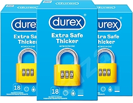 Kup PRZECENA! Zestaw - Durex Extra Safe (condom/3x18 pcs.)*
