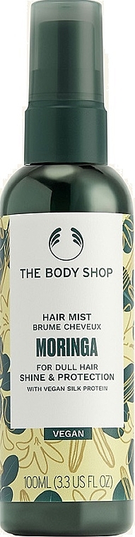 Mgiełka w sprayu do włosów - The Body Shop Moringa Hair Mist Shine & Protection — Zdjęcie N1