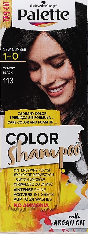 PRZECENA! Szampon koloryzujący - Palette Color Shampoo * — Zdjęcie N1