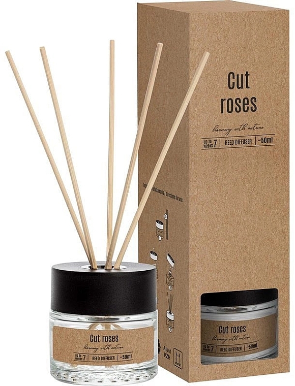 Dyfuzor zapachowy Cut Roses - Bispol Bay Cut Roses Reed Diffuser — Zdjęcie N1