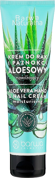 Nawilżający krem do rąk z aloesem i gliceryną - Barwa Naturalna