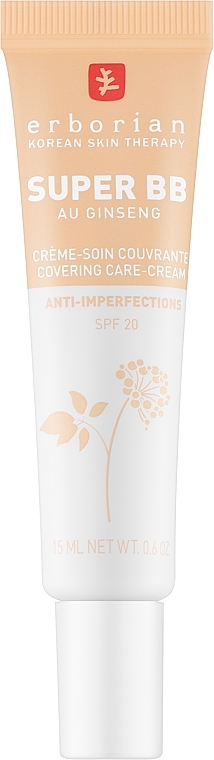 Krem do twarzy BB - Erborian Super BB Ginseng SPF 20 — Zdjęcie N1