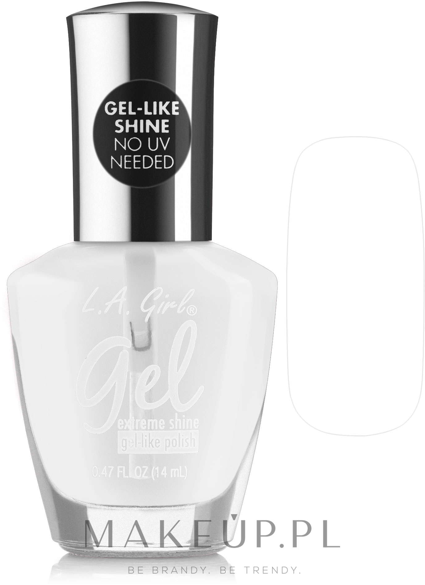 Lakier do paznokci - L.A. Girl Gel Extreme Shine Polish — Zdjęcie GNL651 - Clear