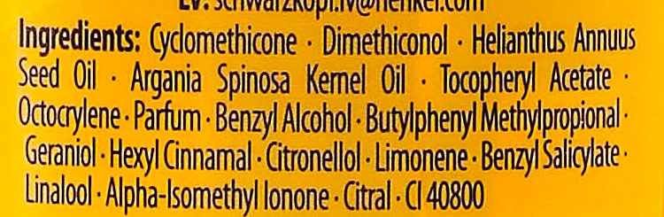 Eliksir z pielęgnującym olejkiem do codziennego stosowania - Gliss Kur Oil Nutritive Elixir — Zdjęcie N2